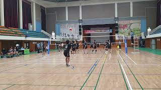 제11회 전국남녀9인제배구 종별선수권대회 클럽2부 예선 1경기(제천시 VS highlight)