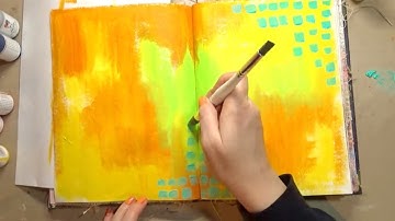 Art Journal Mark Making with Dina Wakley Media Paints