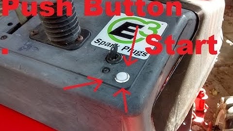 Easy Push Button Start For Offroad Mower