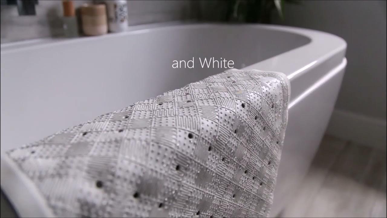 Anti Fungal Non Slip Shower or Bath Mat Video YouTube