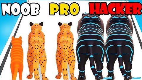 NOOB vs PRO vs HACKER - Cat Evolution | Gameplay Walkthrough (Android,iOS)