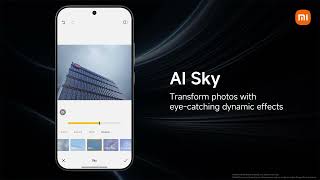 With the AI Sky feature, your skies set the mood: mystical clouds, starry nights, or dreamy sunsets.