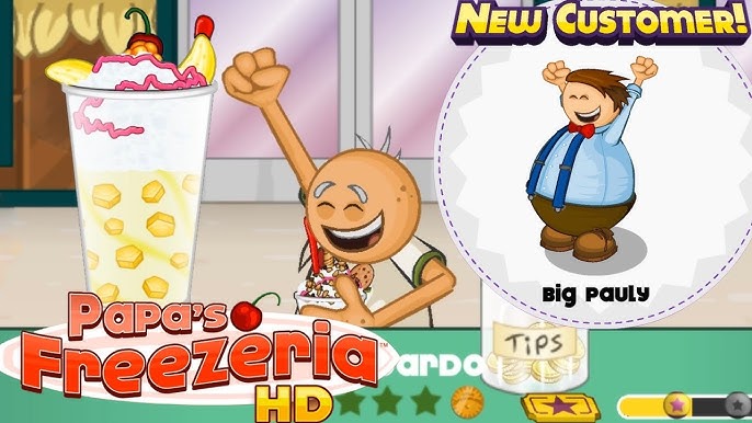 Papa's Freezeria HD Day 82 Breakfast Blast Mini Game 