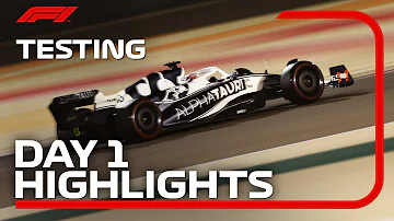 Day 1 Highlights 2022 F1 Pre Season Test Bahrain 