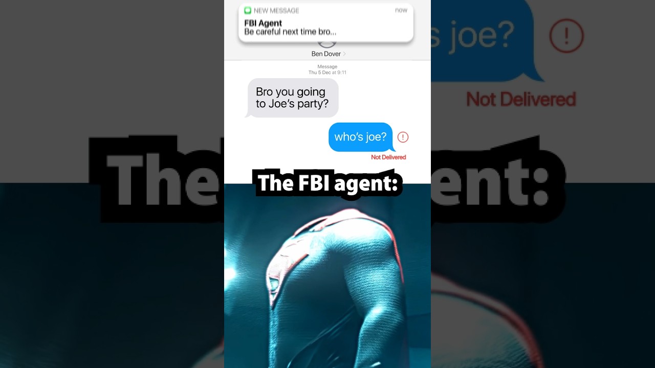 FBI saved him 🫡