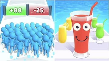 Count Masters : Stickman Games | Juice Run | Android, iOS Gameplay walkthrough | Satisfying Games