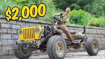 How To Build the CHEAPEST (Almost Free) Rock Crawler / Off-Road Go-Kart
