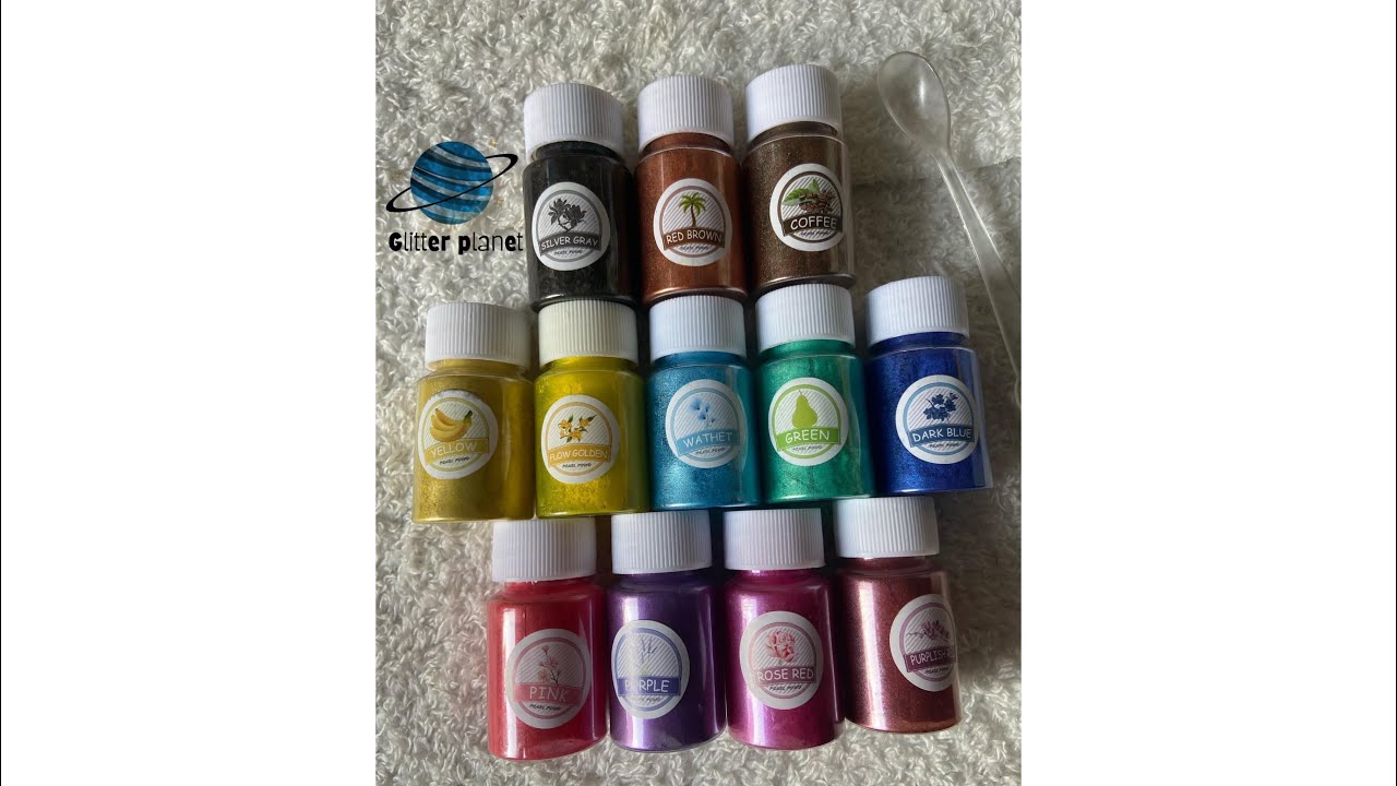 انواع الالوان المستخدمه مع الريزين #ريزين #epoxy #resinnova #resin #الوان