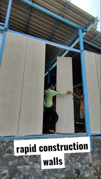 Ready made walls, Partition System , Rapicon walls, rapid construction