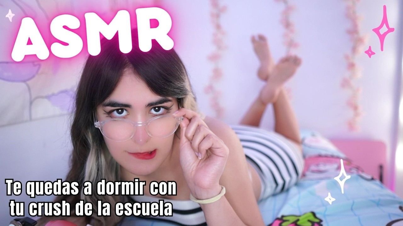 ASMR Te quedas a dormir con tu crush de la escuela | xNatKittyCat