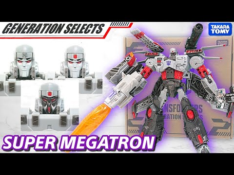 (トランスフォーマー) 驚異のフェイスチェンジ&3段変形!ジェネレーションセレクト スーパーメガトロン / SUPER MEGATRON GENERATION SELECTS