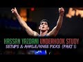 Hassan Yazdani Underhook Study - Setups & Ankle/Knee Picks (Part 1)