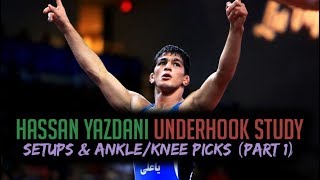 Hassan Yazdani Underhook Study - Setups & Ankle/Knee Picks (Part 1)