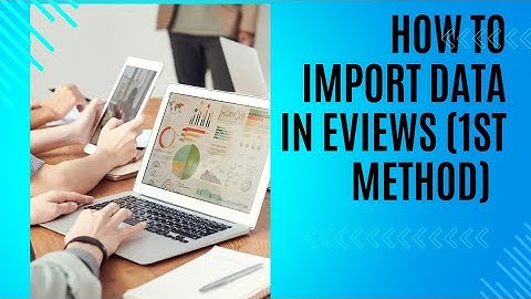 First method to Import data in EViews from excel file and run the regression.