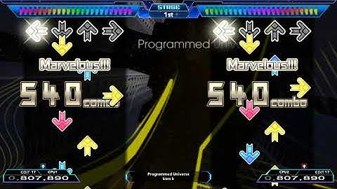 [StepMania 5.3] kors k - Programmed Universe (Lv. 17 EDIT)