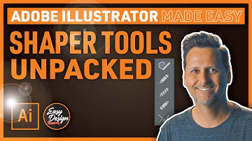 Pencil & Shaper Tools in Adobe Illustrator // For Beginners