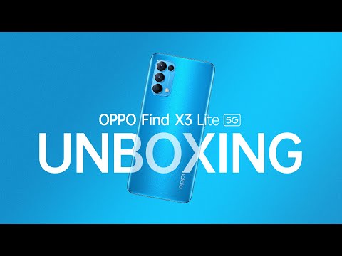 Unboxing OPPO Find X3 Lite