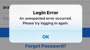 Facebook Login Error An Unexpected Error Occurred Please Try Logging in Again iPhone | iOS 15 | 2022