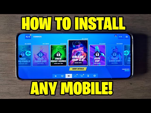 How To Install & Download Fortnite On Any IOS & Android Mobile Device For  FREE! 