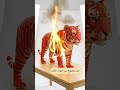 نمر مصنوع من أعواد الثقاب لحظة إشعاله Fyp Foryou Viral Trending YoutubeShorts Shortvideo Reels