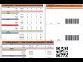 Create Barcode, QR Code & track your inventory all in MS Excel. (Scan using smartphones)