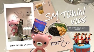 Visiting SM Entertainment💗 Things to do in SM Town & store and restaurant!  Kpop fan vlog screenshot 4