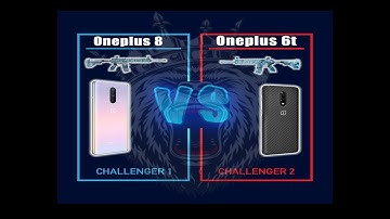 ONEPLUS 8 VS ONEPLUS 6T | 90FPS VS 60FPS | COMPARISON VIDEO | PUBG MOBILE