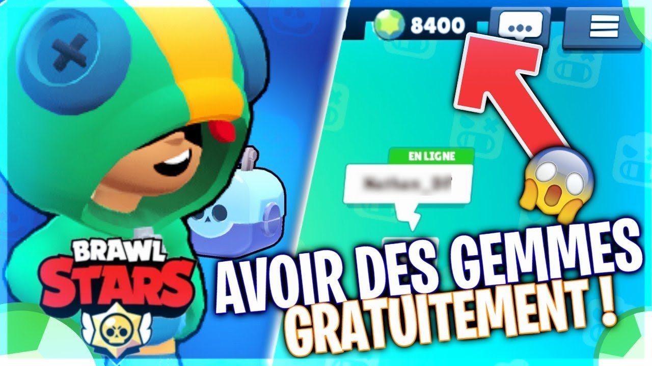 [TUTO] AVOIR DES GEMMES GRATUITEMENT SUR BRAWL STARS ! - 