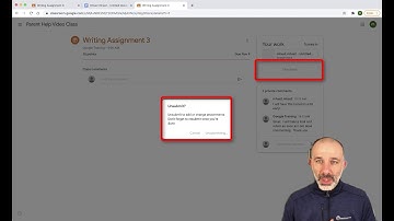 Malden Video 5  Submitting & Un submitting Work in Google Classroom