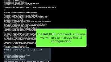 A brief overview of IIS 7.5 part 3/5 (restore/backup configurations)