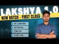 Welcome Class | Lakshya 2027 | Join For JAM MS | ISI M.STAT | CMI DS | CUET ST 2027 Preparation