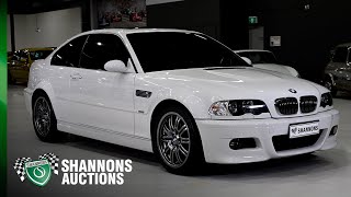 2003 BMW E46 M3 'Manual' Coupe - 2022 Shannons Winter Timed Online Auction
