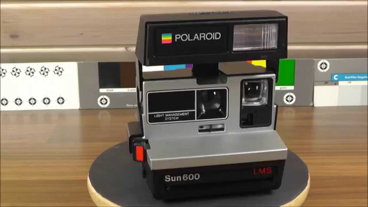 Polaroid land camera sun 600 lms youtube