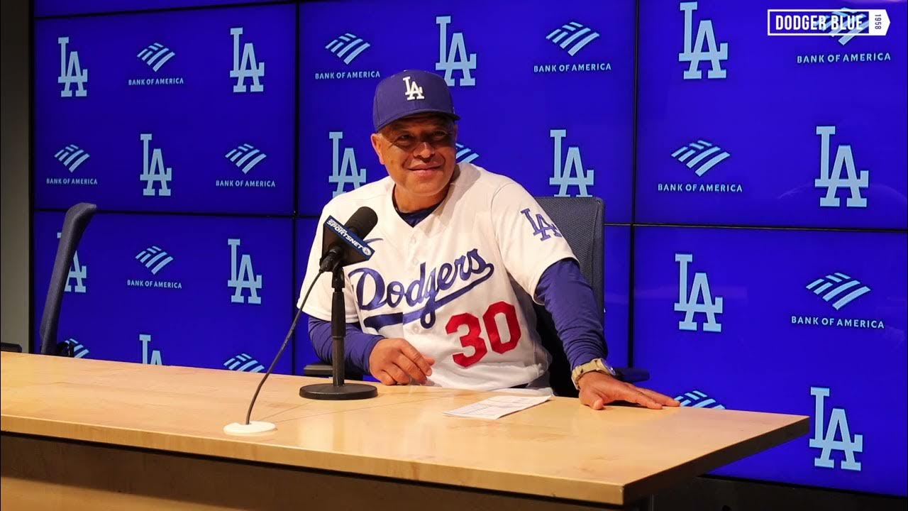 Dodgers postgame: Dave Roberts on Noah Syndergaard concern, praises Phil  Bickford & Trayce Thompson 