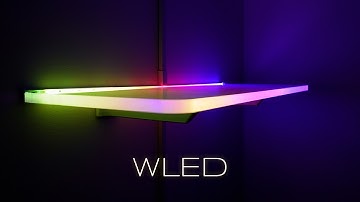 DIY Clear Backlit Shelf RGB LED Ready How-To & Guide