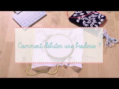 Comment débuter une broderie ?