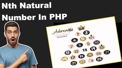 Nth natural number in PHP