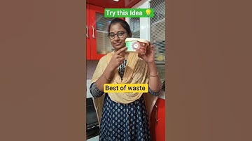 wait for the end 🥰 try this Idea 💡 #newtrick #trending #shorts #bestofwaste #reuse idea #video