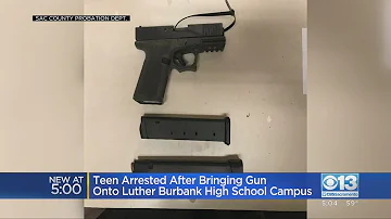 Teen Arrested After Bringing Gun Onto Luther Burbank High School Campus