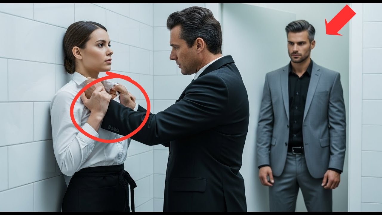 Il a traîné la serveuse en cuisine — sans savoir que le milliardaire observait.