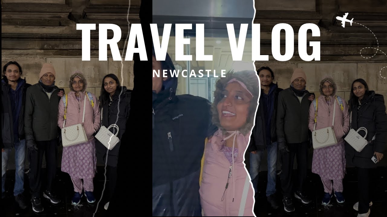 Parents ని కలిసాను after 1.5 year | Going to Newcastle | Parents First UK train JOURNEY #familymeet 