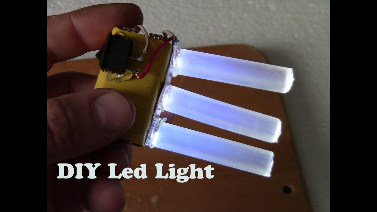 How to make / DIY / Mini LED Light 2018 - YouTube