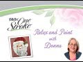 FolkArt One Stroke: Relax and Paint With Donna Ep14 - Simple Santa | Donna Dewberry 2019