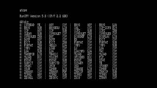 Fujinet CP/M using VBXE 80-column native mode terminal