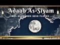 Die Benimmregeln Des Fastens Sufyan Abu Ilyas