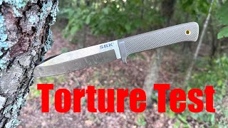 NAVY SEAL Knife Torture Test: Cold Steel SRK Extreme Survival Challenge