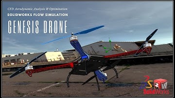 CFD Aerodynamic Analysis & Parametric Study Of Genesis Drone - SolidWorks Flow Simulation