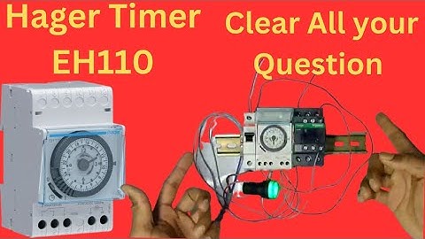 Hager Timer EH110 Full Detailed| Hindi #Hager #EH110#Timer#unique