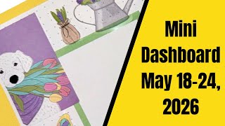 PLAN WITH ME | MINI DASHBOARD | May 18-24, 2026