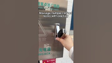 Manage multiple cabinet locks with one key#factory #passivelock #cabinetlock #fingerprintlock#lock